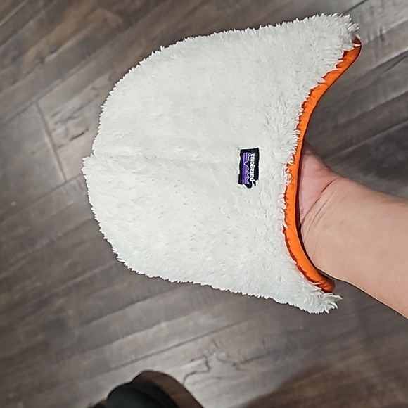 Patagonia Baby Infant Reversible Beanie Hat Polar Bears Blue White Sz: 3-6m - Picture 5 of 5